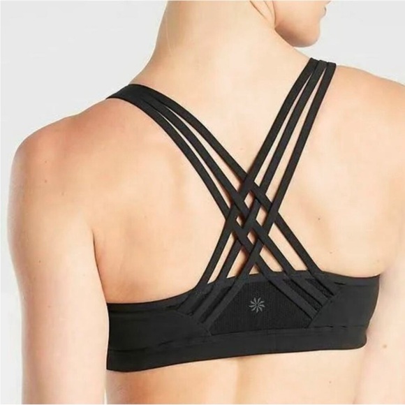 Athleta Fully Focused Sports Bra Black - Picture 9 of 9